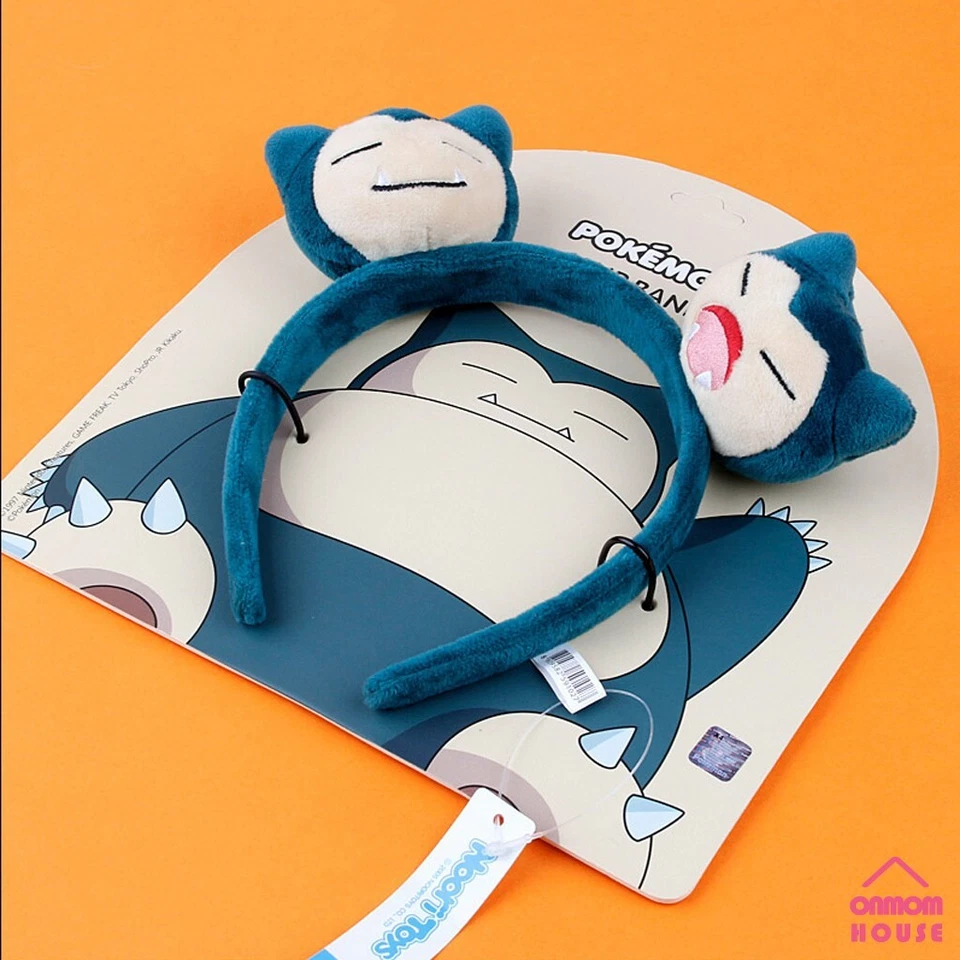 Pokemon Snorlax Head Hair Band Accessories Party Kids Cosplay Anime Costume - Image 2 of 2
