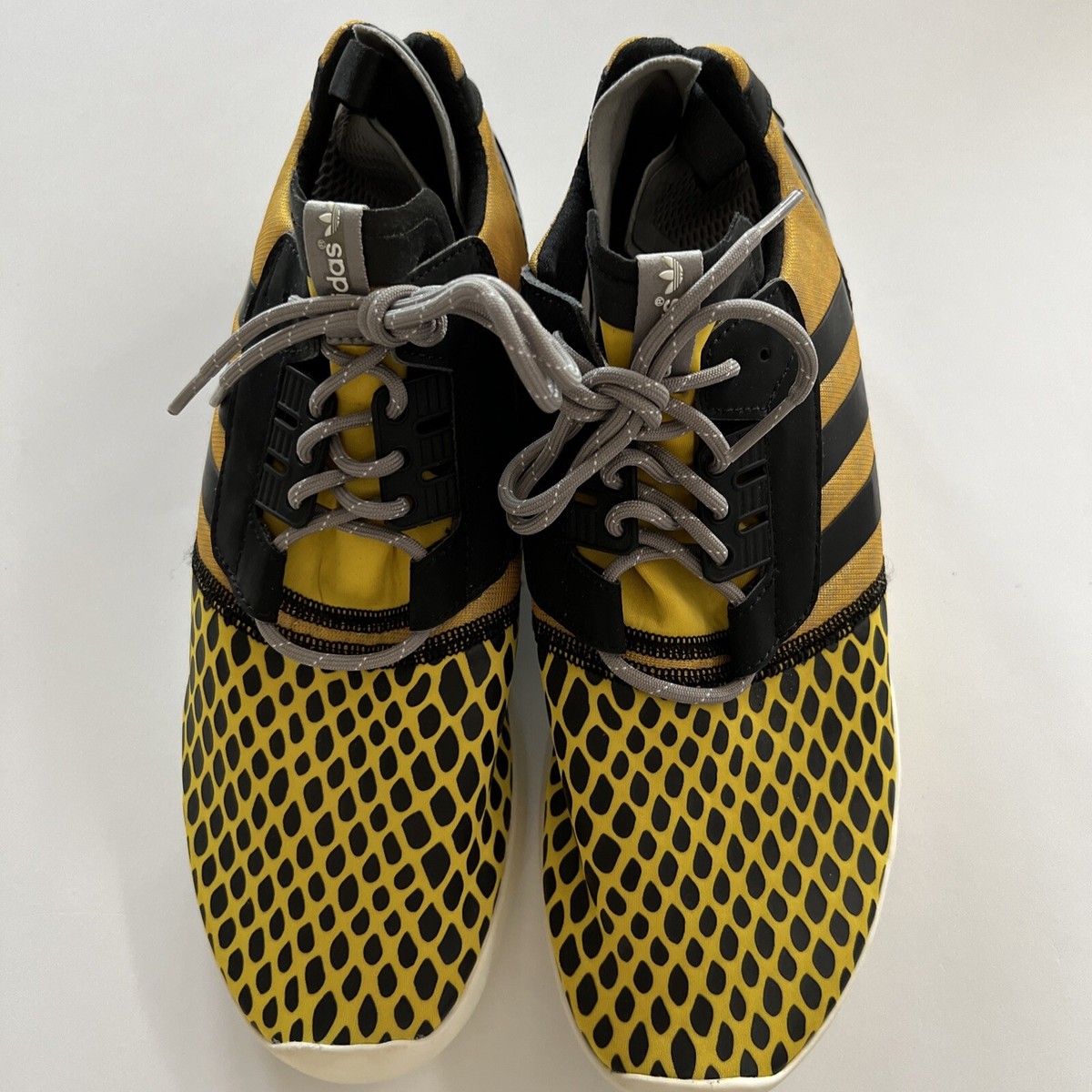 B24955] Adidas ZX 8000 Boost Mens Running Yellow/Black-Grey Sz 11