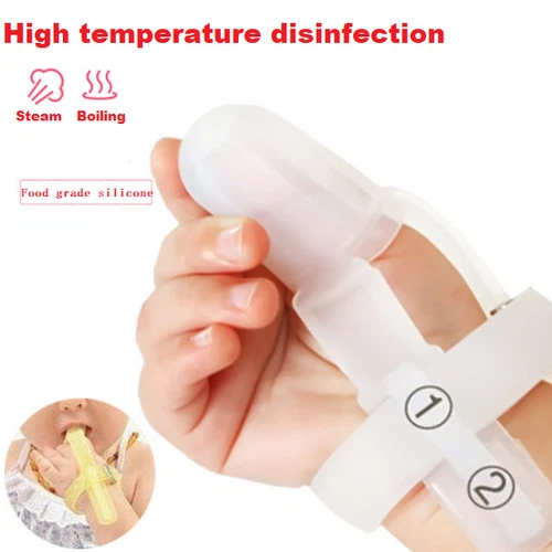 Stop Finger Daumenlutschen Silikon für Baby Kinder 0-5Y Anti-Essen Hand Daumen - Bild 3 von 6