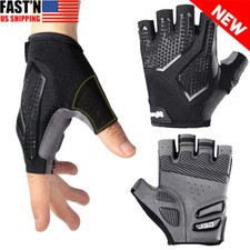 Cycling Bike Gloves MTB Bike Bicycle Gloves GEL Pad Half Finger Mittens Gloves