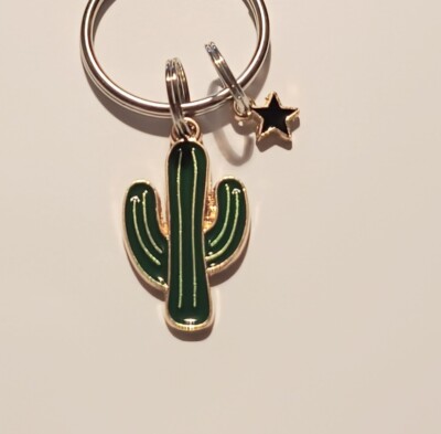 Süßer kleiner Kaktus Pflanze Schlüsselanhänger Bagcharm nützlich schrullig niedlich Pflanze Geschenk  