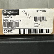 Hoffman TBENCR Tablet Enclosure with Lock, Size/Dims: 9.13x12.63x0.88, Material: