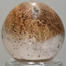 Vintage Clay Marble .56 Inches Mint Condition Combined Shipping