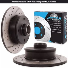 DISCHI FRENO FORATI POSTERIORI SCANALATI 226mm per sedile ibiza mk2 1.8 2.0 16v cupra gti