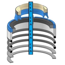 2186822 Hydraulic Cylinder Seal Kit Fit Caterpillar 236B 246B 252B 262B 267B
