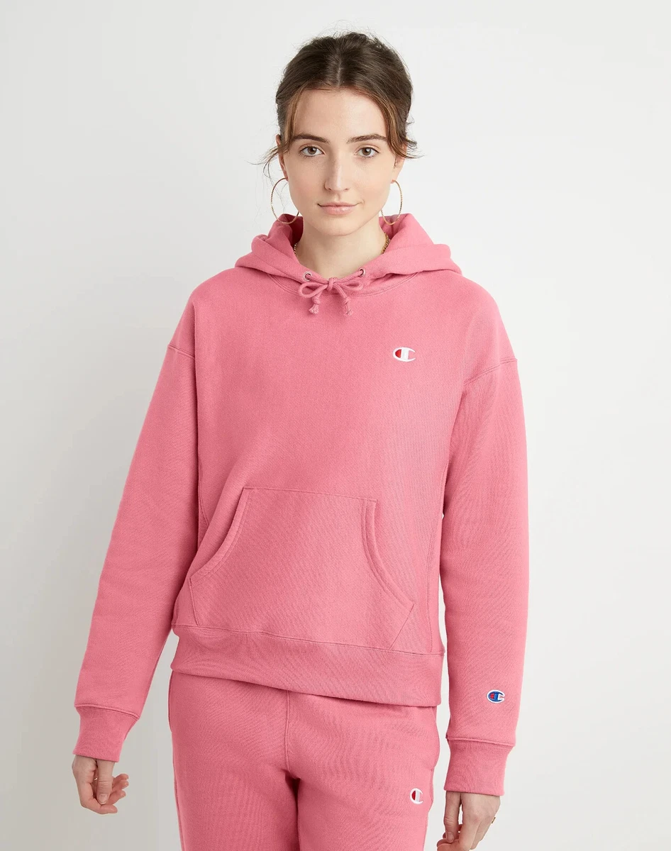 Champion Powerblend, Fleece Hoodie, Sweatshirt For In Pink