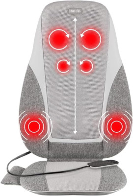 Shiatsu + Kneading & Vibration Massage Cushion with Heat, Deep Kneading, Handhel