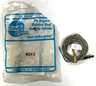 BIMBA REED SWITCH MSKX MINI SERIES 4MM ROUND 20VDC 200MA C-SLOT NPN