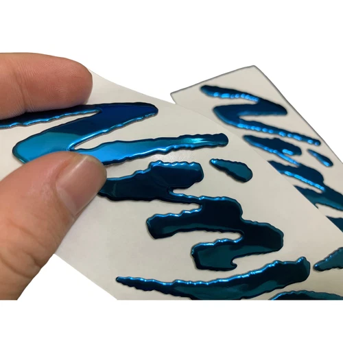 Fairing Tank Blue 3D Sticker Decal For ZX10R ZX6R ZX14R NINJA250R 300R 400 650R