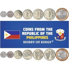 Philippines | 7 Coin Set | 1 5 25 Sentimos 1 5 10 20 Piso | 2017 - 2020