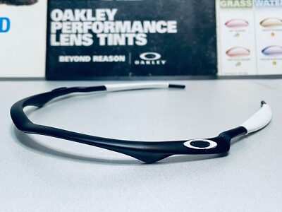 Oakley PRO M Frame MATTE BLACK (NON folding arms) w/ White Oakley