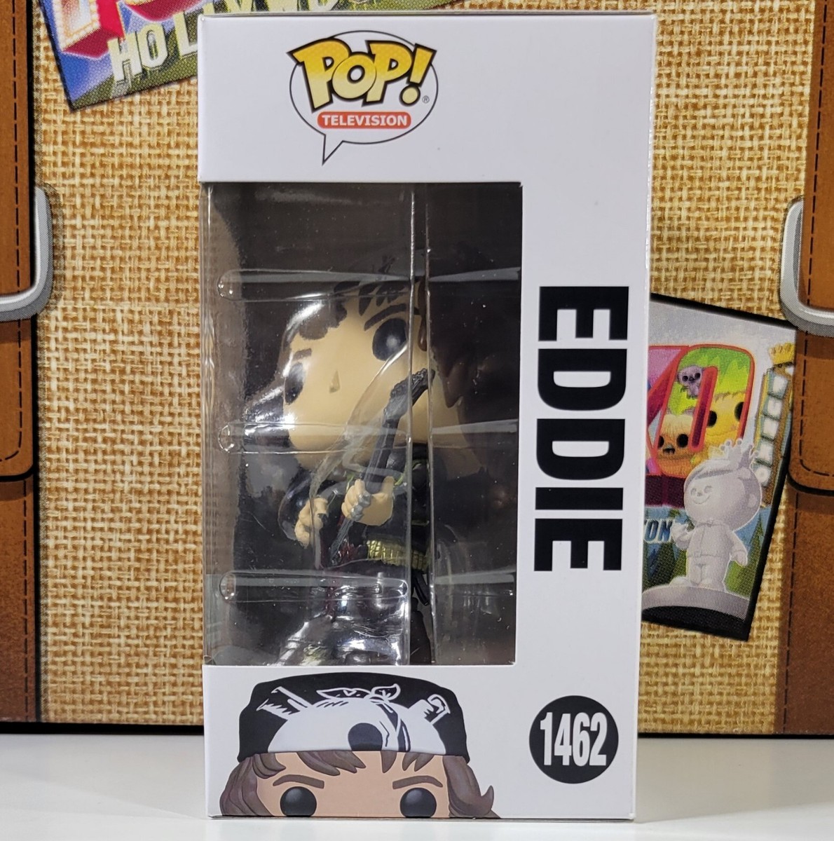FUNKO POP EDDIE 1462 METALLIC FYE EXCLUSIVE STRANGER THINGS