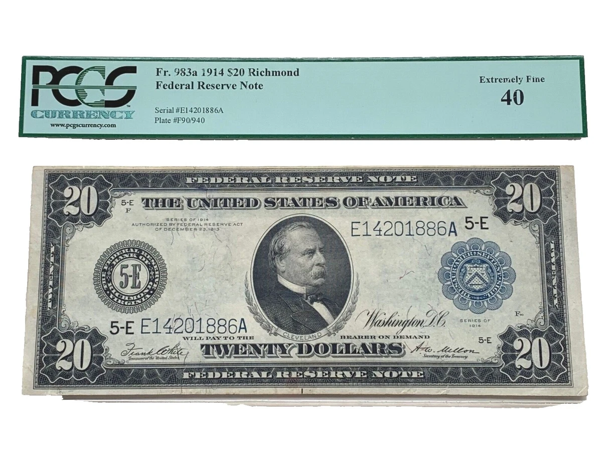 $20 US Federal Reserve Large Notes for sale | eBay