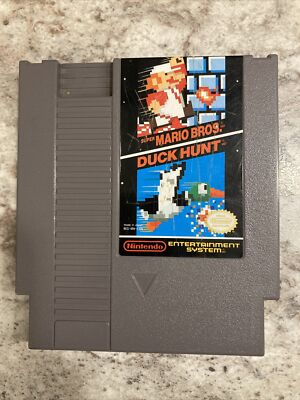 Super Mario Bros/Duck Hunt Nintendo NES Authentic Tested Working