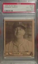1940 Play Ball #167b Frankie Frisch