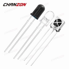 20pcs 0.2 in 940nm IR Emitter VS1838B Receiver Kit – DIP Through-Hole (CHANZON)