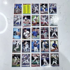 Lot of 25 Topps 1991 Baseball Cards Stars Greg Maddux Dave Stewart Kevin