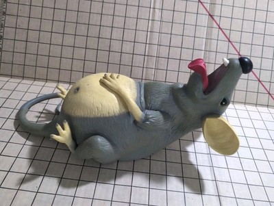GEMMY HALLOWEEN FAT RAT 15'' TALKING ANIMATED BURPING PROP VINTAGE Works!