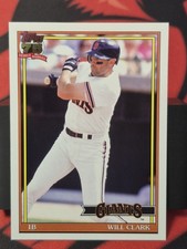 2026 Topps Series 1 Will Clark 1991 Topps Baseball #T91-11 San Francisco Giants