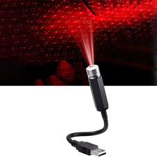 1Pcs Mini LED Car Roof Star Night Light Projector Atmosphere Galaxy Light USB De