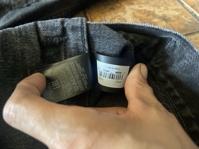 Yeezy Gap Engineered By Balenciaga Black Wash Denim Jacket -Size M