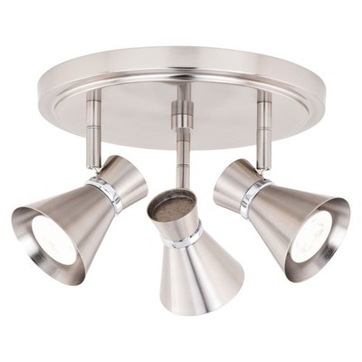 Alto 3-Light Directional Light in Mid-Century Modern Style 7.25 Inches Tall and