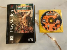 Romance of the Three Kingdoms IV: Wall of Fire Long Box and Game Only Tested PS1