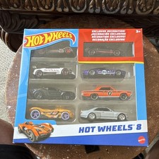 Hot Wheels 8-Pack Diecast Cars Multicolor Collection Lot HPV78-N0511