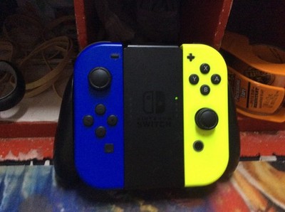 Nintendo Joy-Con Controllers Switch BLUE Neon Yellow Authentic L/R Set