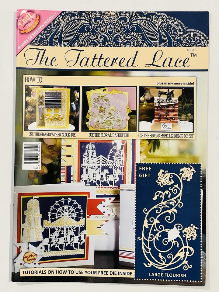 Tattered Lace Magazines Issues 5–9 Bundle – USED – No Free Dies – Cardmaking  - Image 3 of 4