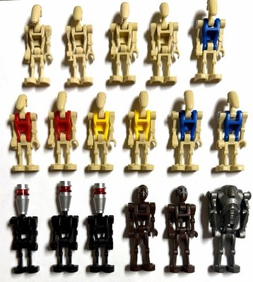 Lego 17 Pc Star Wars Commando & Battle Assorted Droid Lot