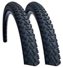PAIR Baldys 29 x 2.10 Mountain Bike TYRES BLACK Off Road Knobby Tread