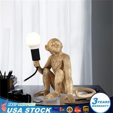 Vintage Resin Monkey Table Lamp Sitting Monkey Light Home/Office Table Lamp