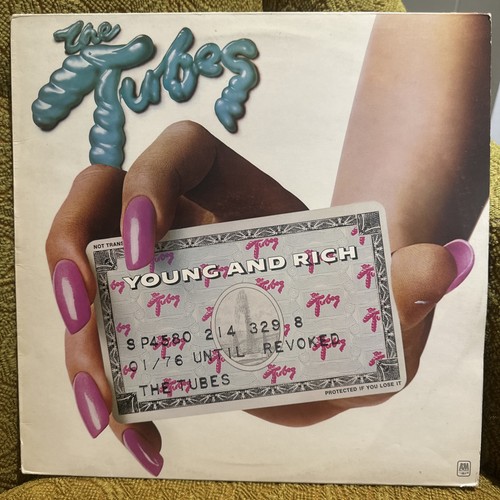 THE TUBES - YOUNG AND RICH (1976 LP) RARE 1ST UK PRESS!