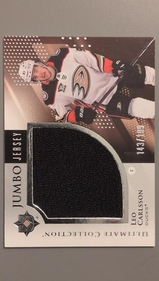 2024-25 Upper Deck Ultimate Collection Jumbo Jersey Leo Carlsson #6 /199 Patch