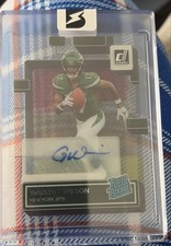 2022 Panini Clearly Donruss -Rated Rookie Garrett Wilson #56 Autographs (AU, RC)