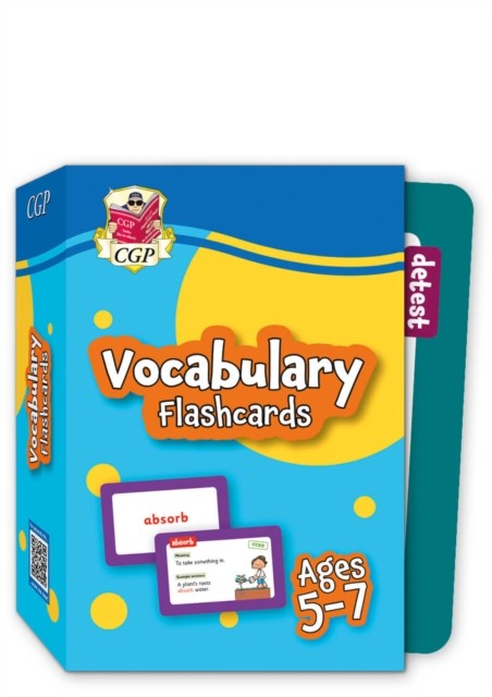 Vocabulary Flashcards for Ages 5-7 by CGP Books (Hardback Book)