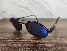 Vintage Authentic Revo 965/001 Blue Mirror Sunglasses Pre-Owned RARE