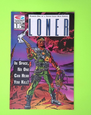 #ad Loner #1 1990 Fleetway AP IPC High Grade Comic Book W278 11 $11.99