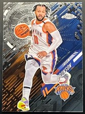 2025-26 NBA TOPPS CHROME JALEN BRUNSON GO TIME Card KNICKS #GT-12