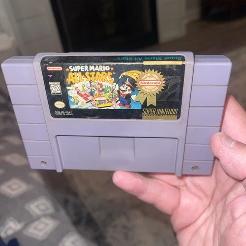 New ListingSuper Mario All-Stars Super Nintendo SNES Cartridge Only Tested Works Free Ship