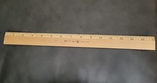 Vintage Westcott Wood Ruler 15 Inch