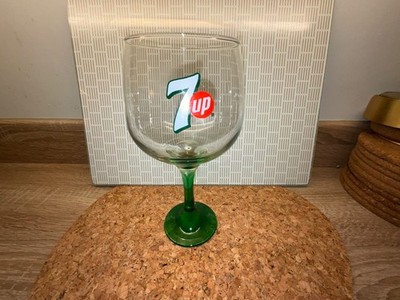 7up extrem seltener Stielglaskelch