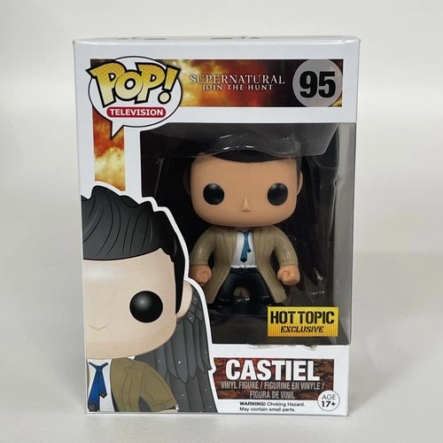 Funko Pop Supernatural #95 Castiel with Wings Hot Topic Exclusive - Box Damage