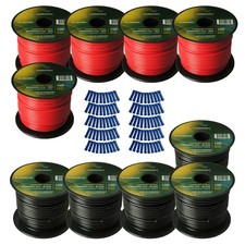 Harmony Car Primary 16 Gauge Power or Ground Wire 1000 Feet 10 Rolls Red Black
