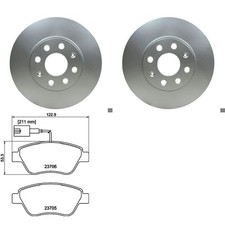 Kits de frein Fiat PUNTO EVO