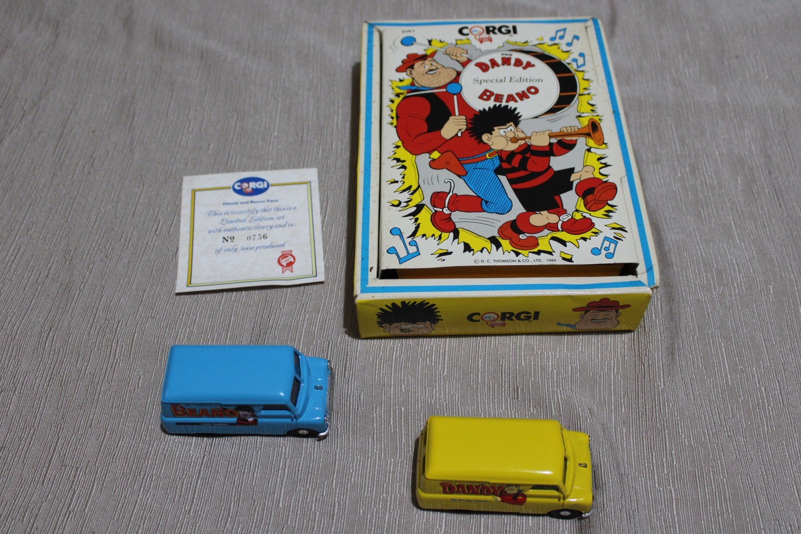 CORGI BEANY AND DANDO FURGONI BEDFORD OTTIMO COMPLETO