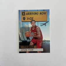 2024-25 Panini Nba Hoops - Arriving Now Jaylon Tyson #27 Holo (RC)