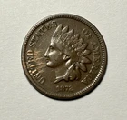 1872 INDIAN CENT FINE  DETAIL