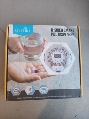 LiveFine Smart WIFI 28-Day Automatic Dispenser with LCD Display and Key Lock